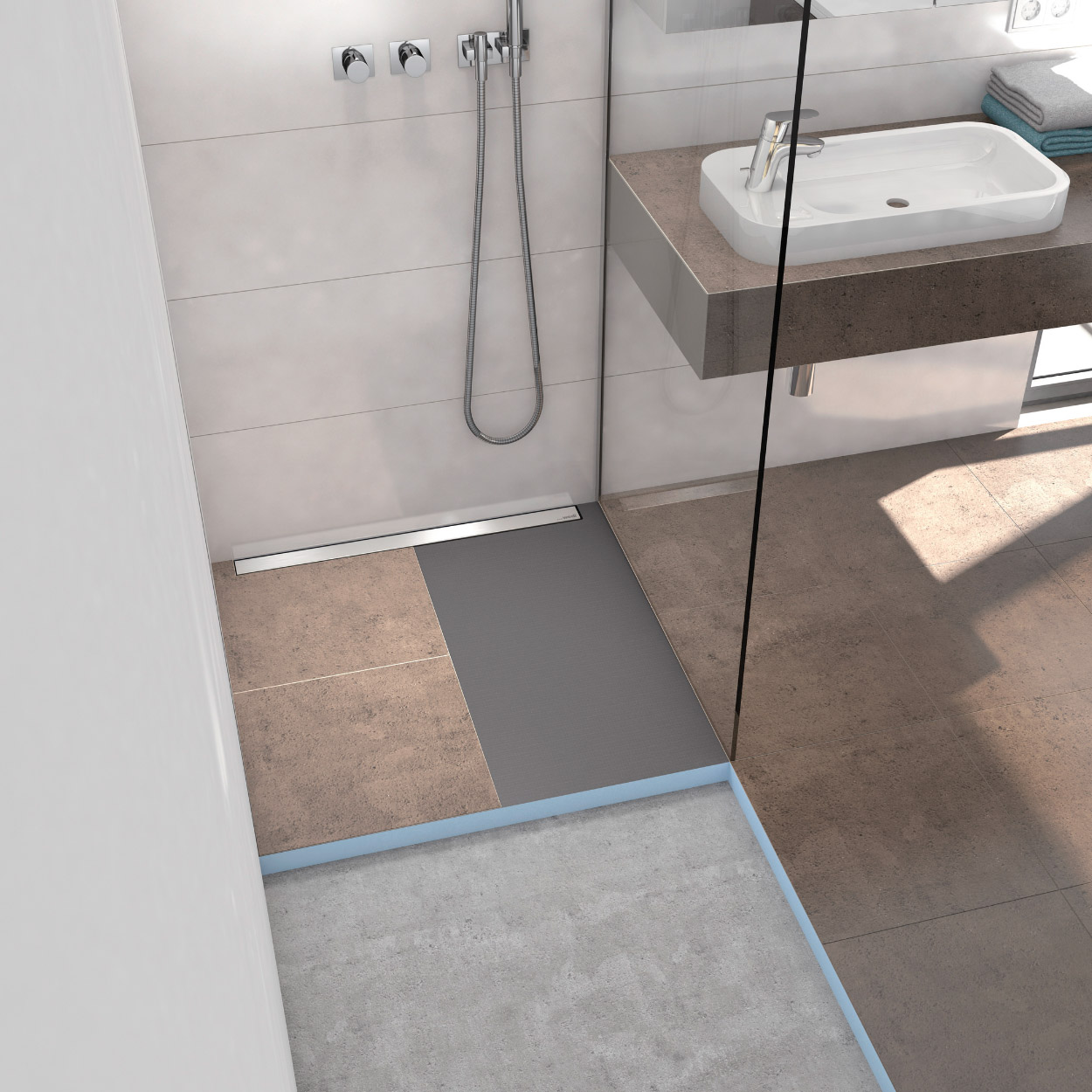 Wedi Fundo Riolito Neo Shower Tray